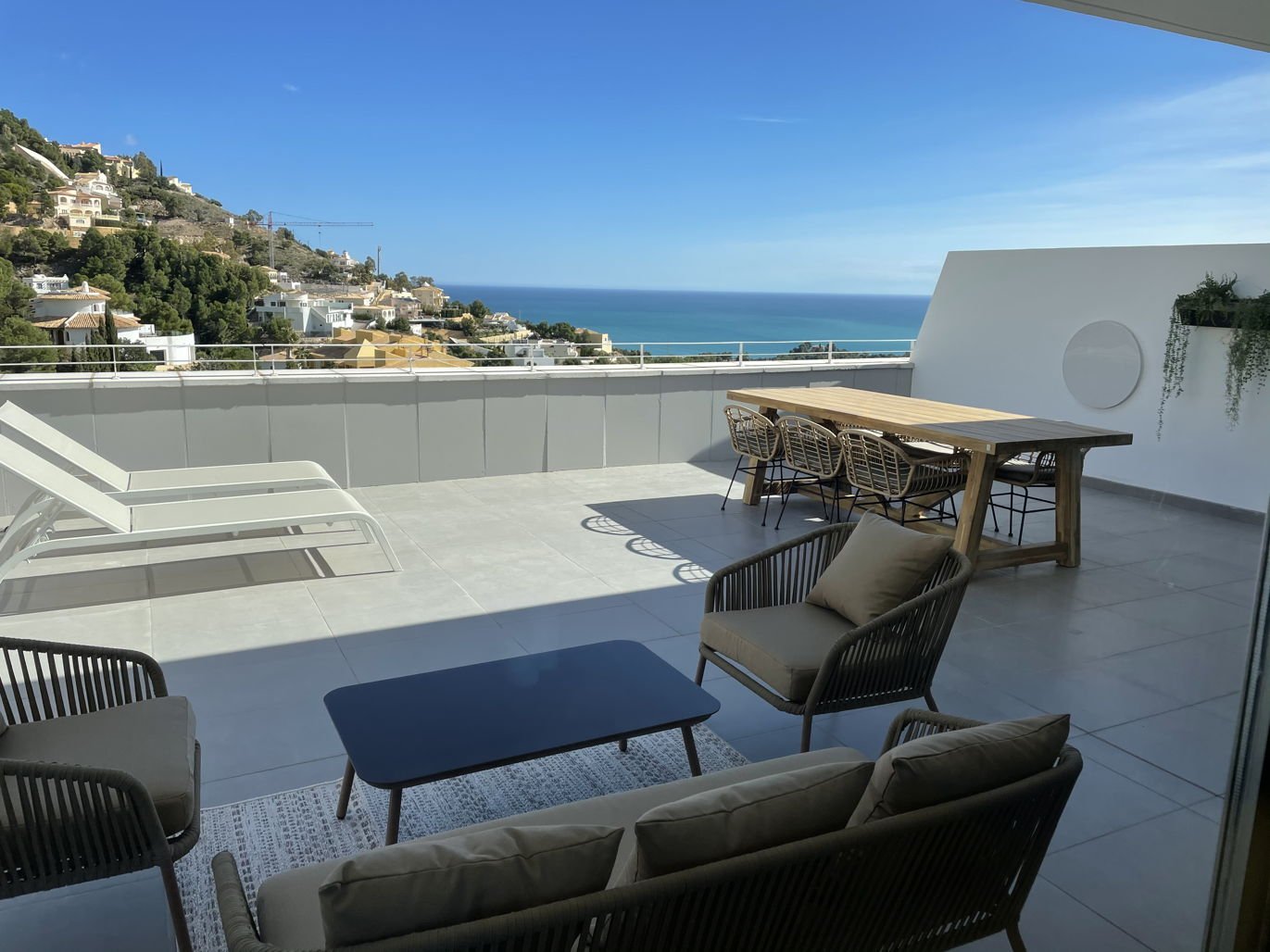 Terrace with panoramic views